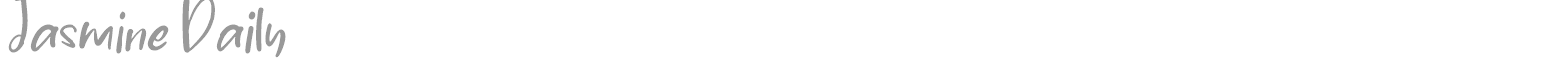 Jasmine Daily font preview